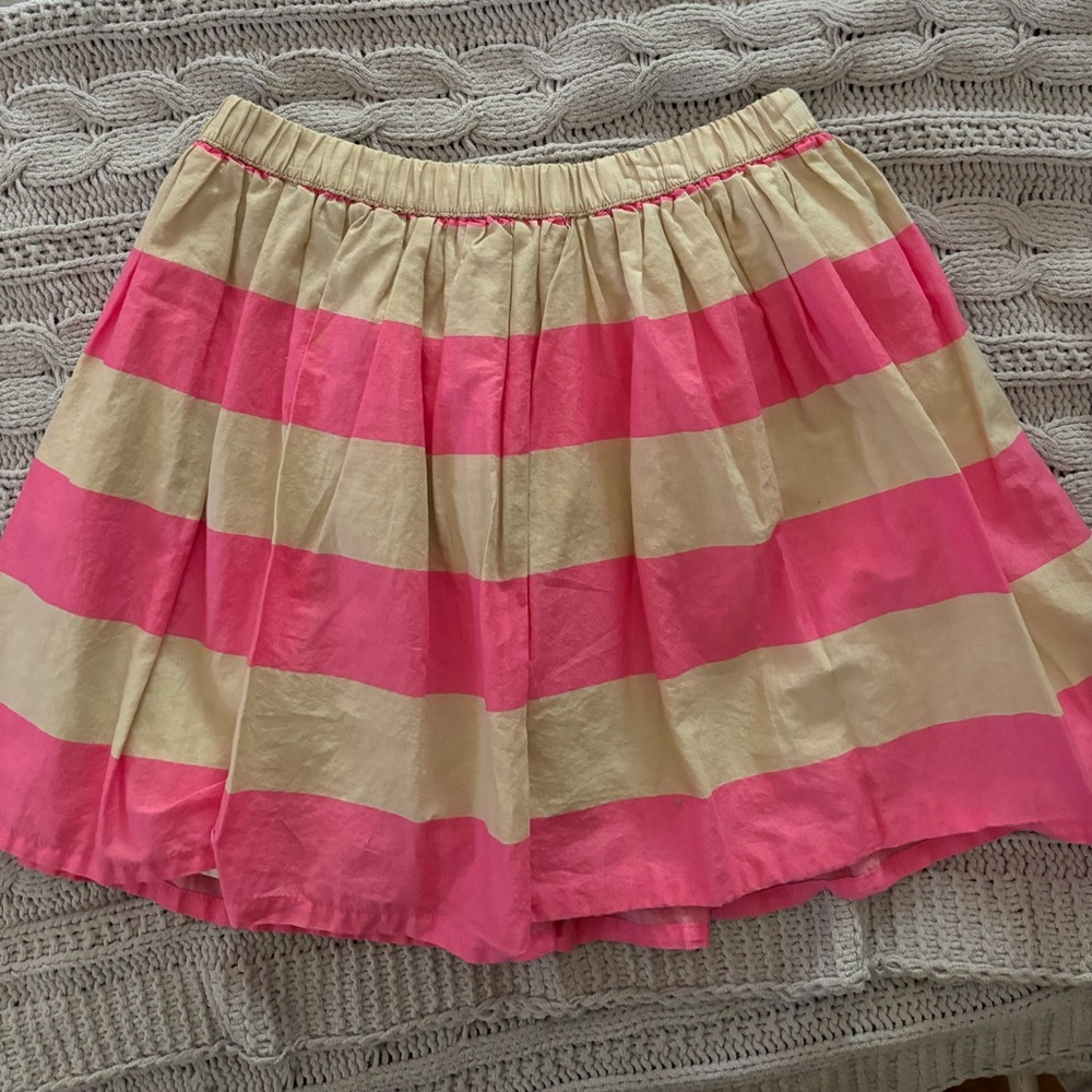 H&M Kids Pink and Cream Striped Skirt